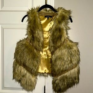 Faux Fur Vest by Love Tree